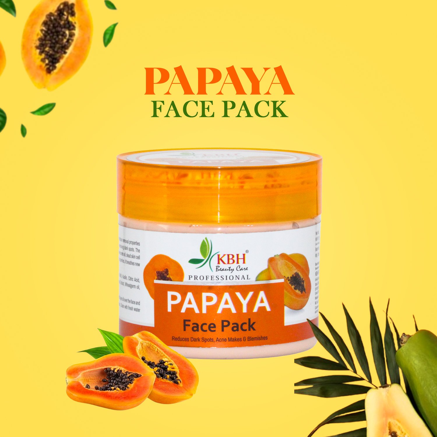 papaya FACE PACK 200 gram 1