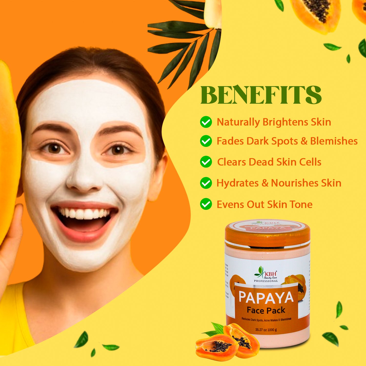 papaya FACE PACK 3