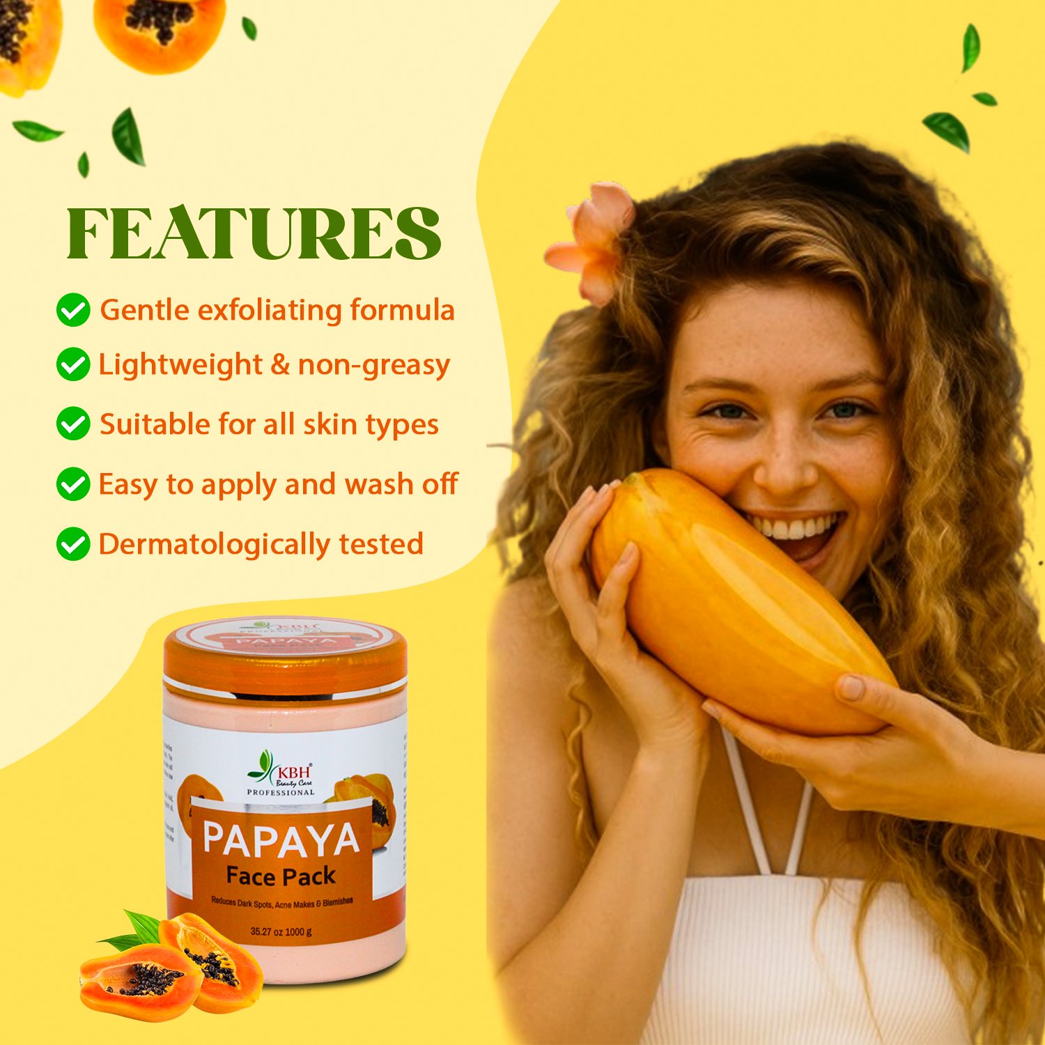 papaya FACE PACK 4