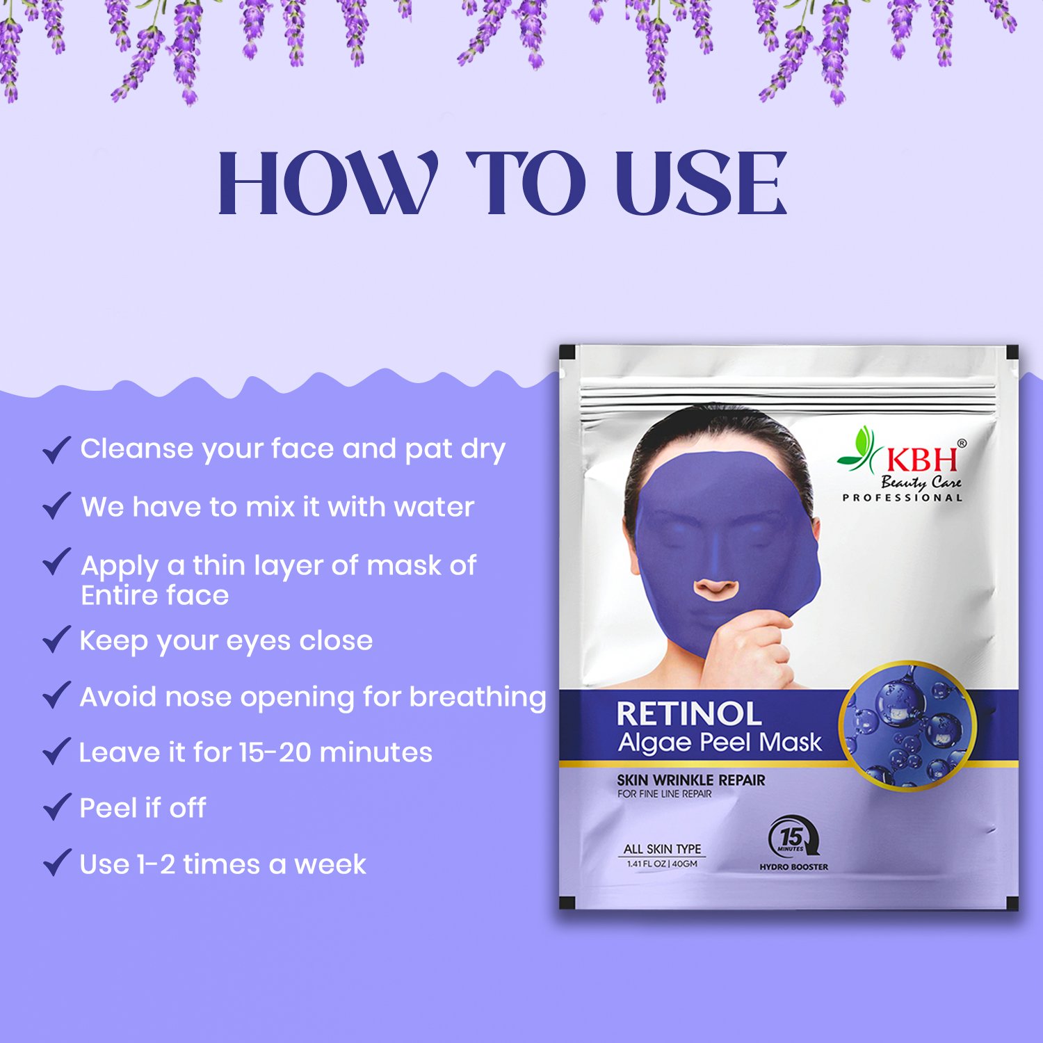 retinol algae mask 2